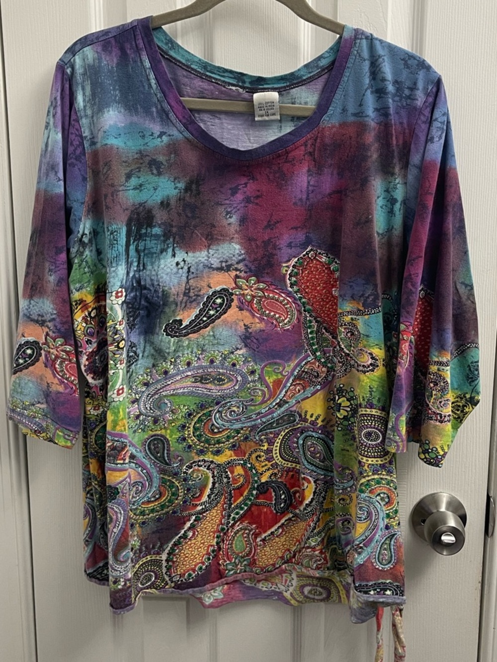 Women’s Multicolor Paisley Top